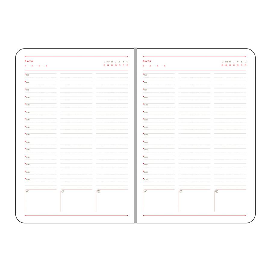 Agenda Bruges Negru KD10