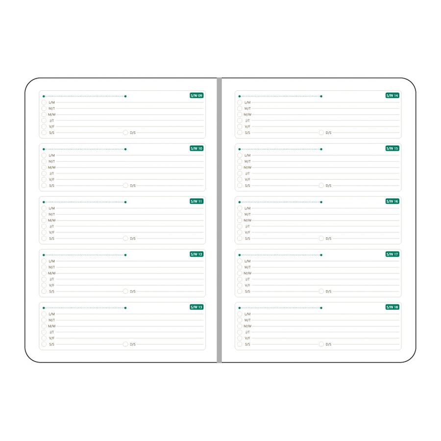 Agenda ECO Albastru MV3