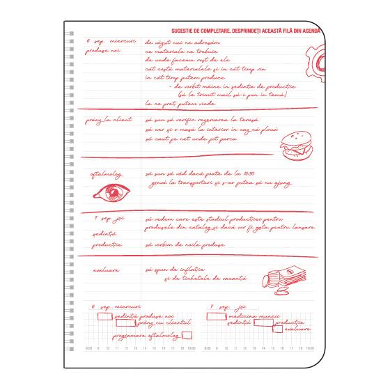 Agenda Siena Roșu VR11