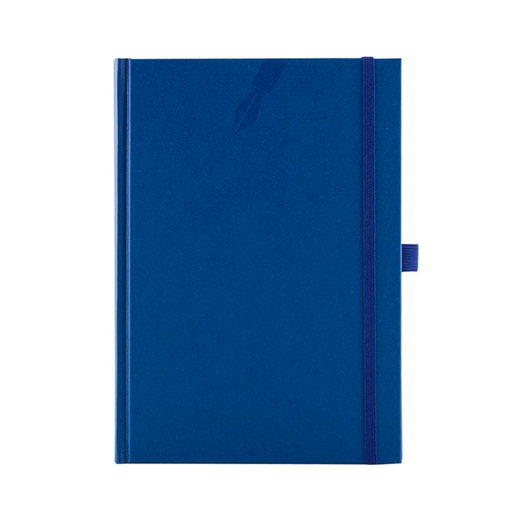 Agendă Matra cu elastic și penloop Blu