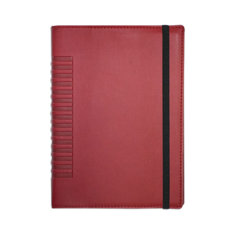 Agendă de lux Cometa cu elastic Rosso