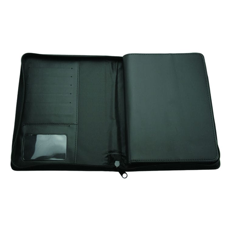 Agendă de lux Bluette cu fermoar Nero