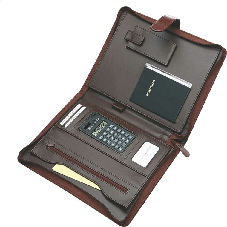 Mapă de lux cu fermoar Delta Maronne