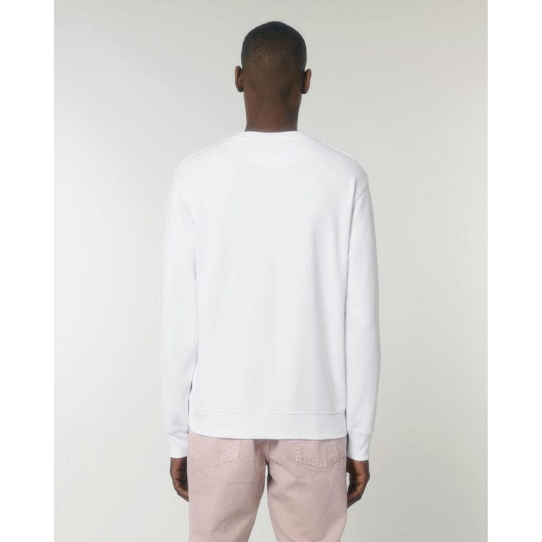 Bluză cu guler rotund Unisex Matcher White XL