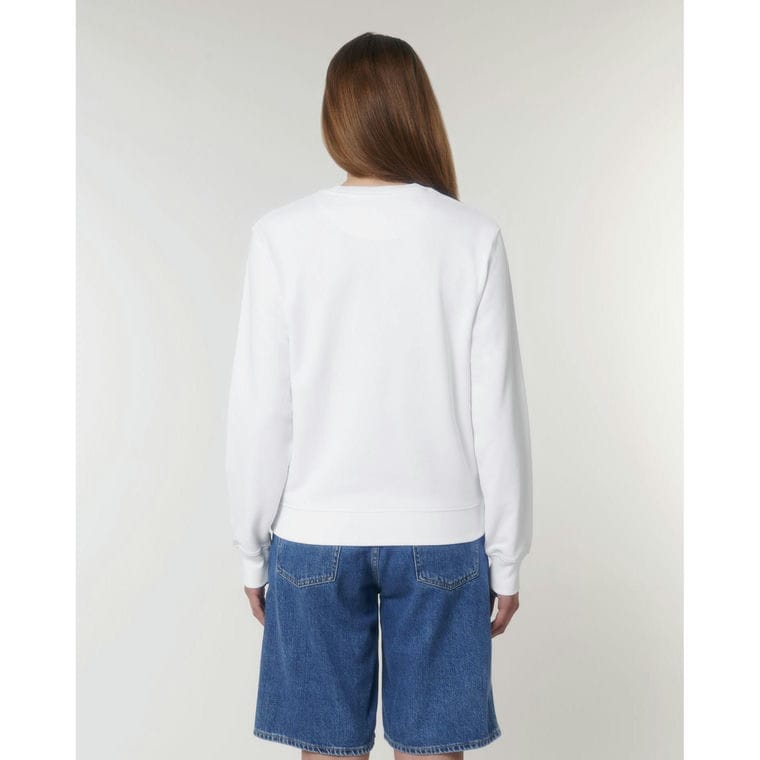 Bluză cu guler rotund Unisex Matcher White XL