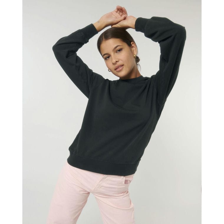 Bluză cu guler rotund Unisex Matcher Black M