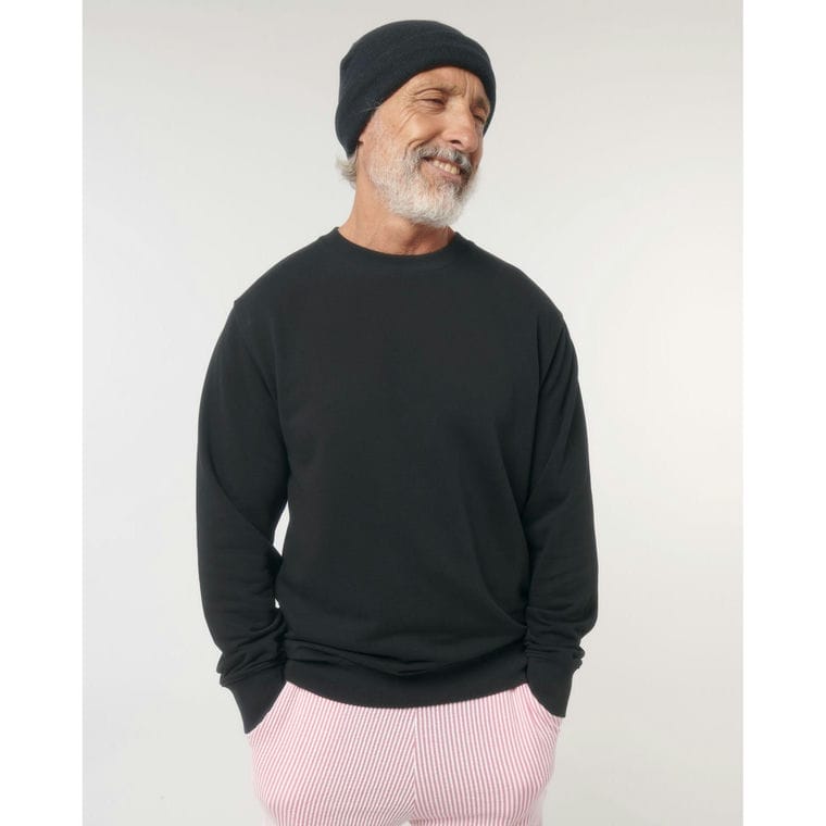 Bluză cu guler rotund Unisex Matcher Black M