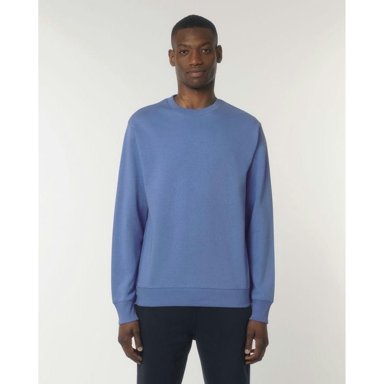 Bluză cu guler rotund Unisex Matcher Bright Blue 2XS