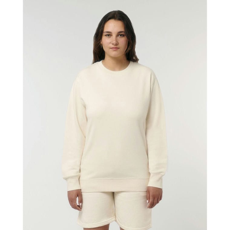 Bluză cu guler rotund Unisex Matcher Natural Raw M