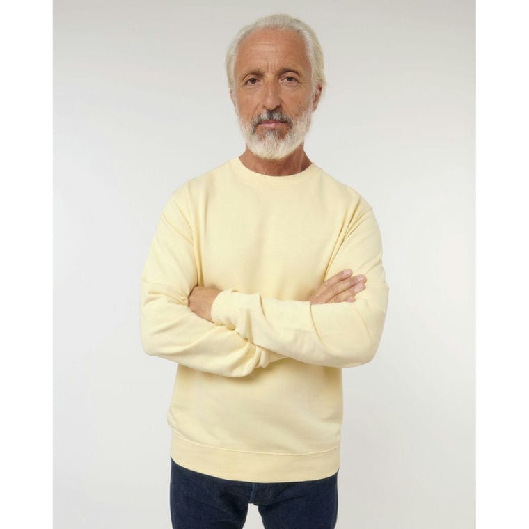 Bluză cu guler rotund Unisex Matcher Butter M