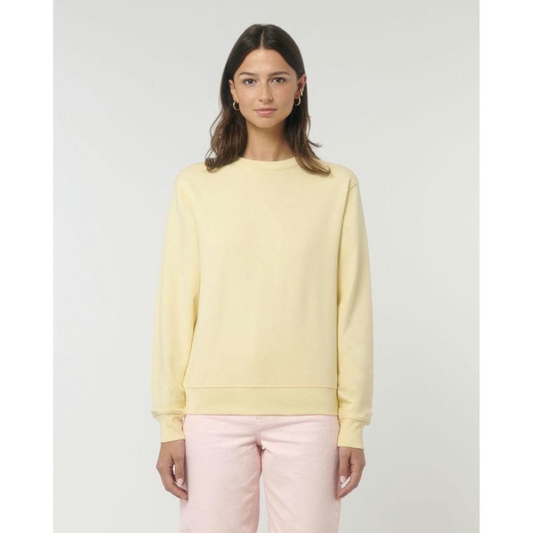 Bluză cu guler rotund Unisex Matcher Butter M