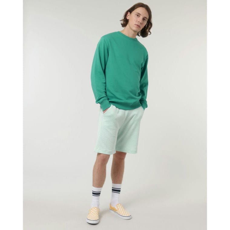 Bluză cu guler rotund Unisex Matcher Go Green 2XS