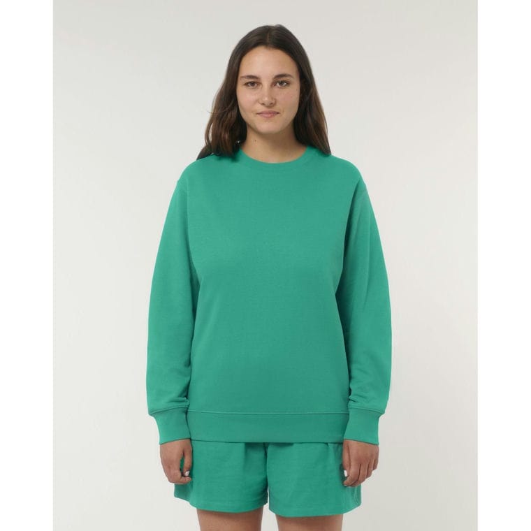 Bluză cu guler rotund Unisex Matcher Go Green 2XS