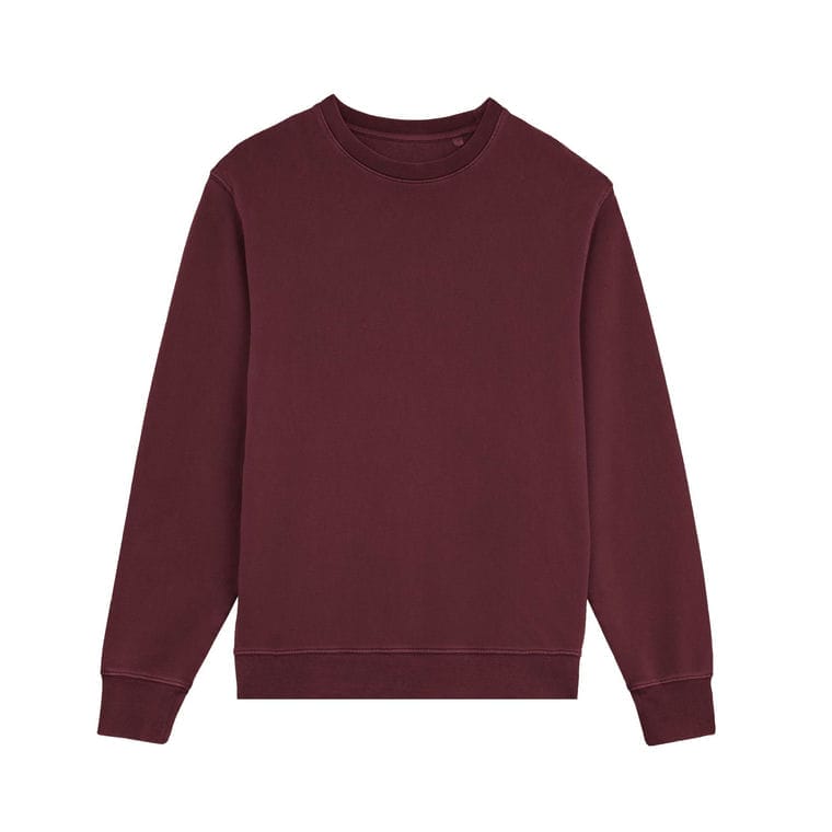 Bluză cu guler rotund Unisex Matcher Burgundy