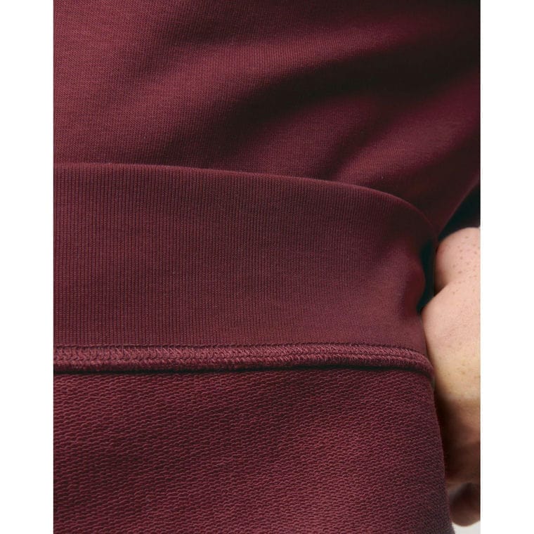 Bluză cu guler rotund Unisex Matcher Burgundy XS