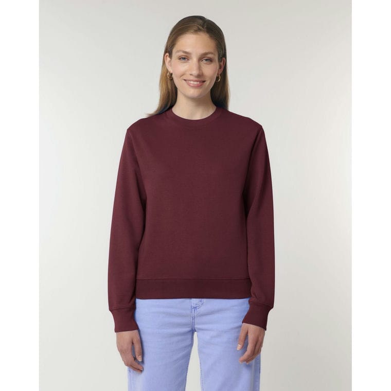 Bluză cu guler rotund Unisex Matcher Burgundy XS