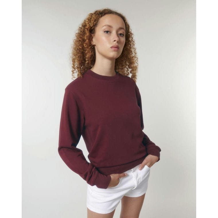 Bluză cu guler rotund Unisex Matcher Burgundy XS