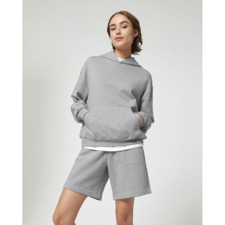 Hanorac cu glugă Unisex Cooper Dry Heather Grey L