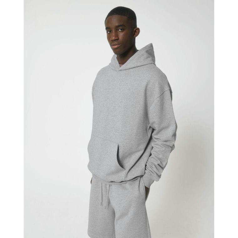 Hanorac cu glugă Unisex Cooper Dry Heather Grey L