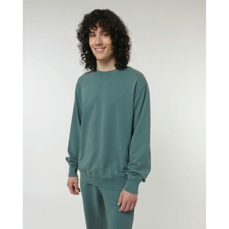 Bluză cu guler rotund Unisex Matcher Vintage G. Dyed Hydro S