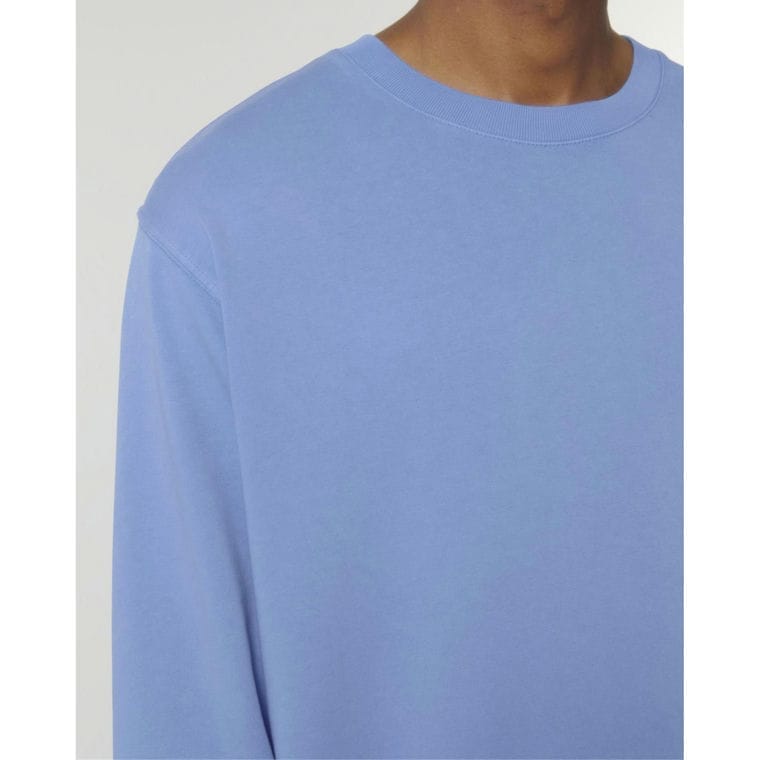 Bluză cu guler rotund Unisex Matcher Vintage G. Dyed Swimmer Blue XL