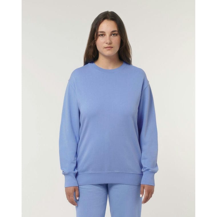 Bluză cu guler rotund Unisex Matcher Vintage G. Dyed Swimmer Blue XL