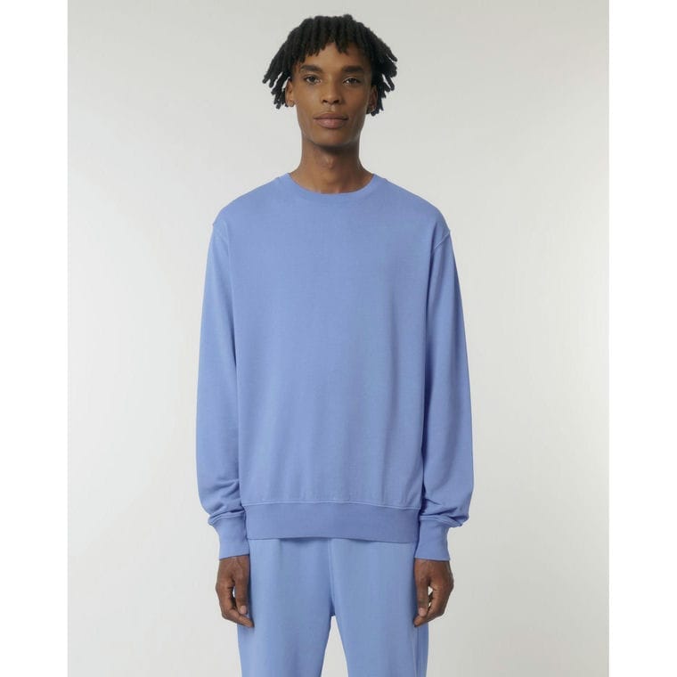 Bluză cu guler rotund Unisex Matcher Vintage G. Dyed Swimmer Blue XL