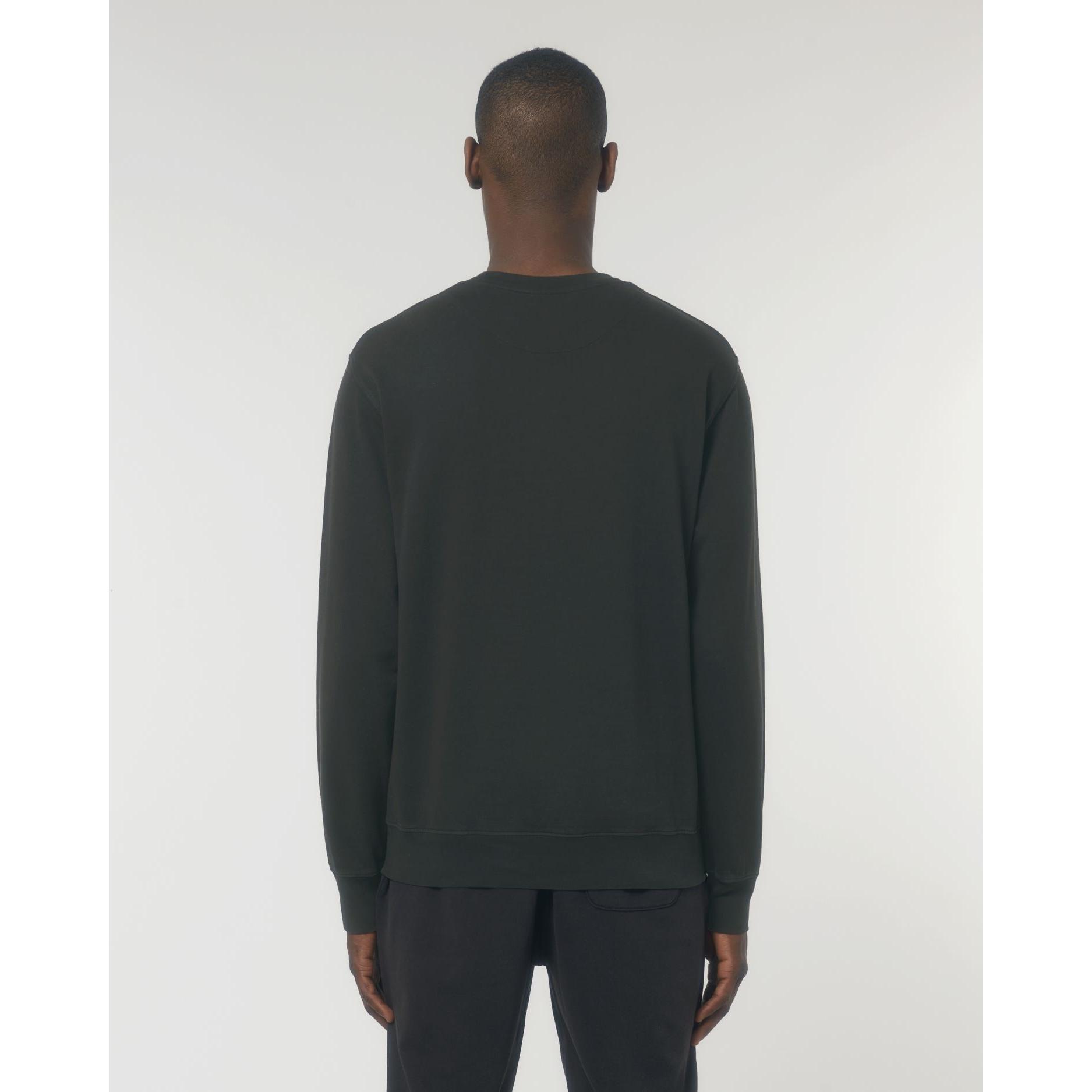 Bluză cu guler rotund Unisex Matcher Vintage G. Dyed Black Rock 3XL