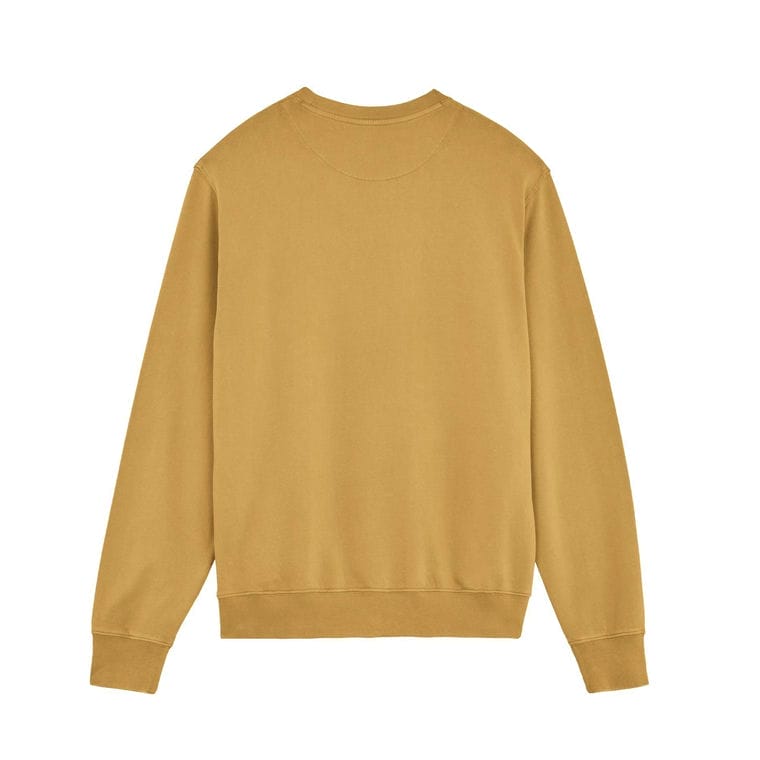 Bluză cu guler rotund Unisex Matcher Vintage G. Dyed Gold Ochre L