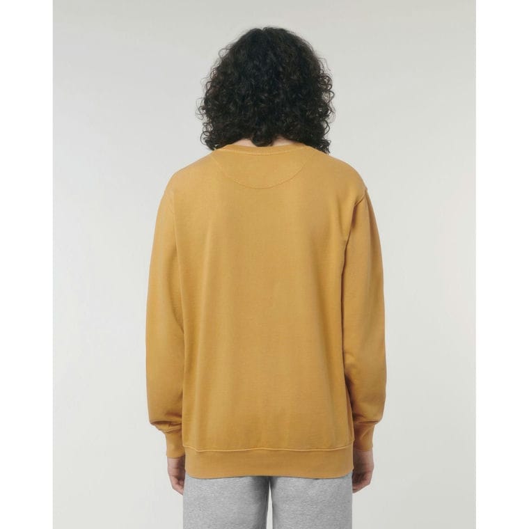 Bluză cu guler rotund Unisex Matcher Vintage G. Dyed Gold Ochre XL