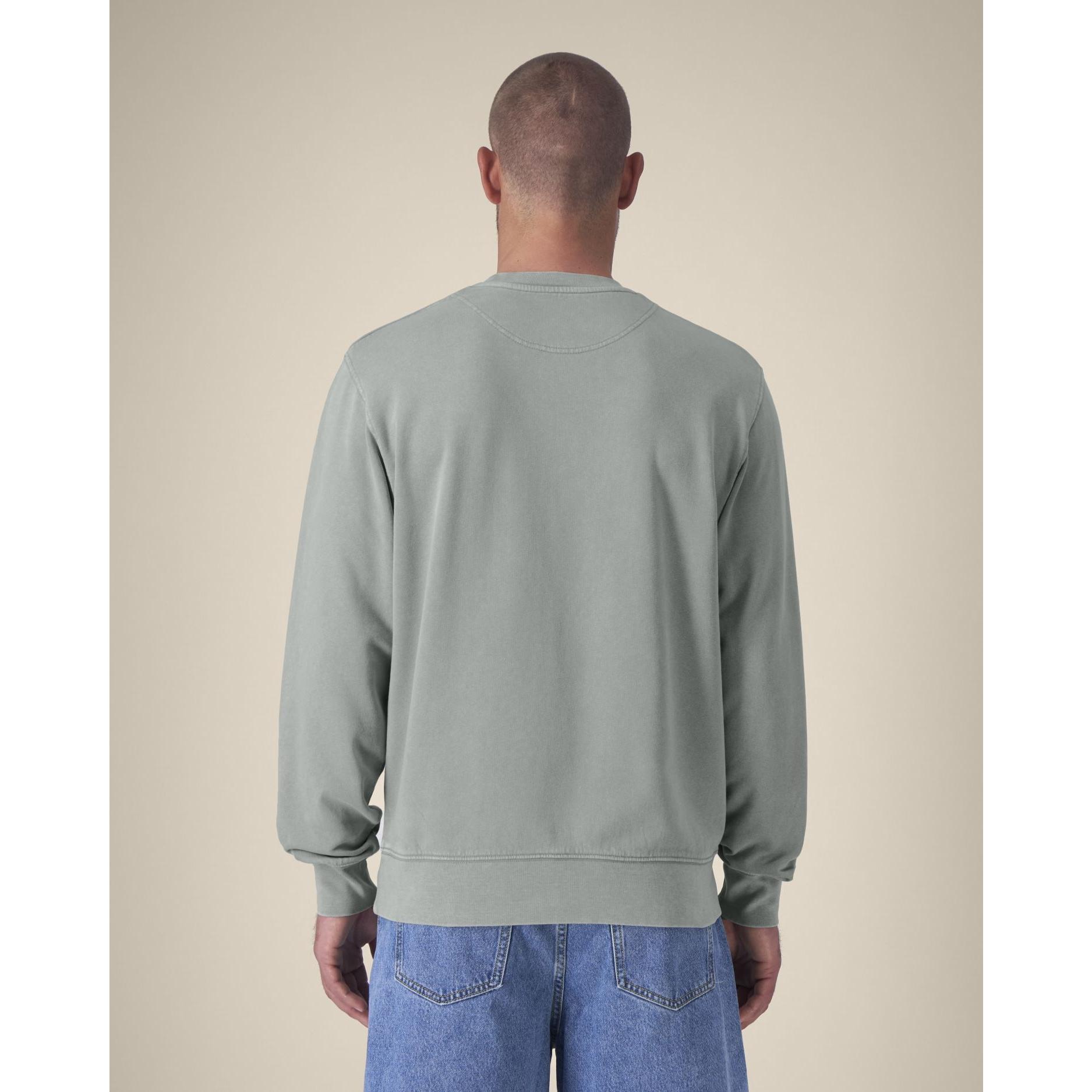 Bluză cu guler rotund Unisex Matcher Vintage G. Dyed Misty Grey 2XS