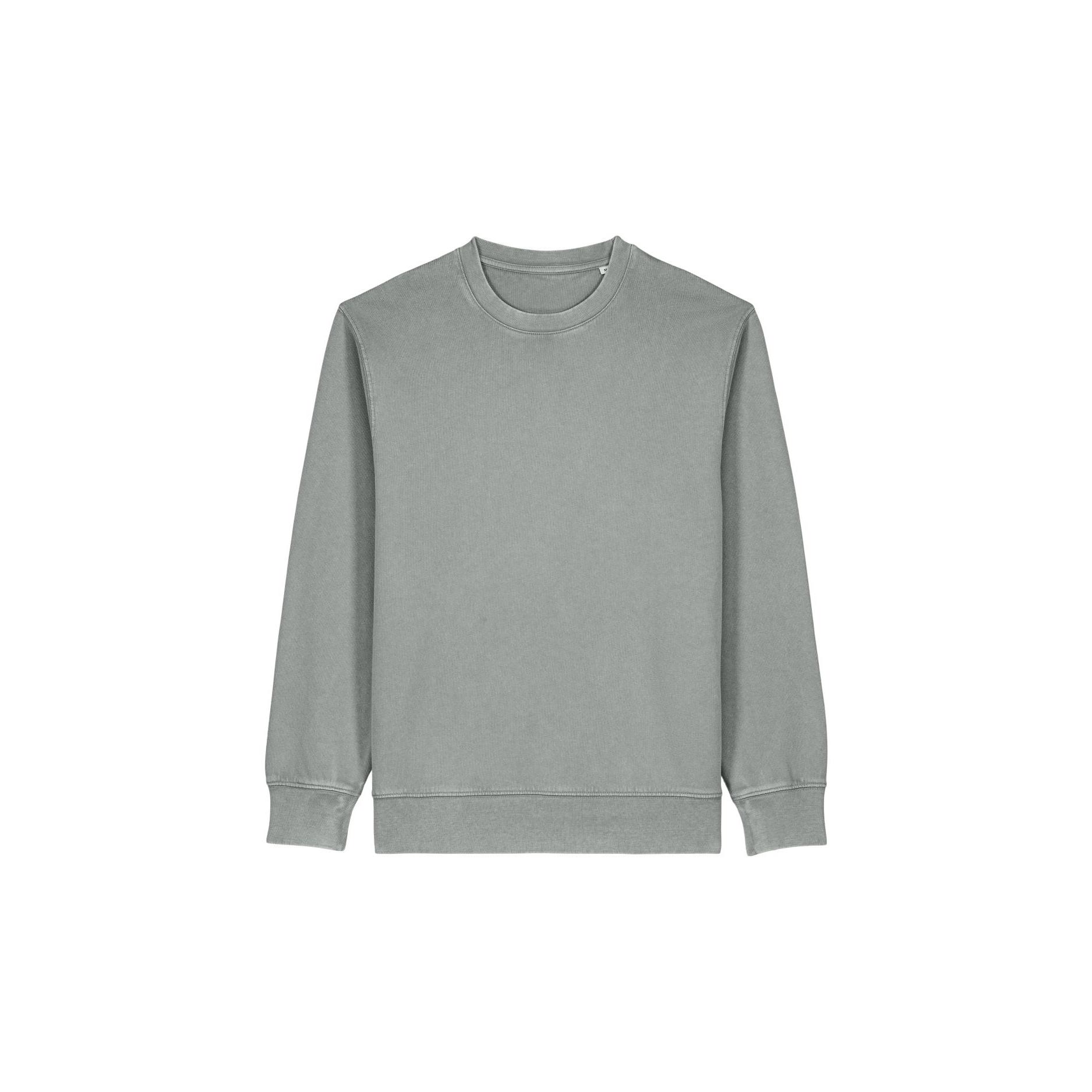 Bluză cu guler rotund Unisex Matcher Vintage G. Dyed Misty Grey 2XS