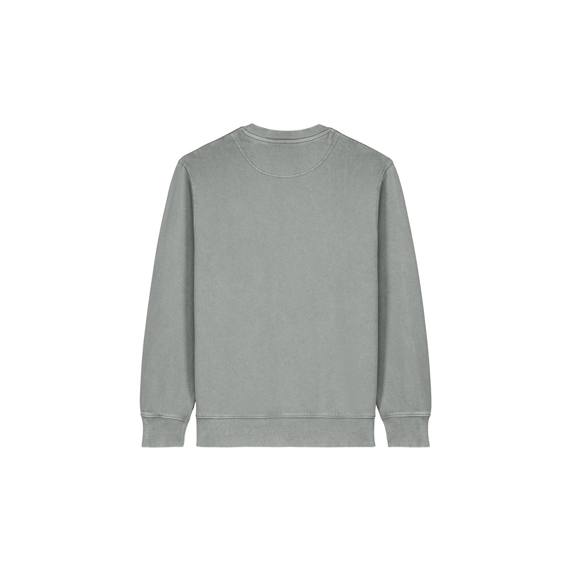 Bluză cu guler rotund Unisex Matcher Vintage G. Dyed Misty Grey 2XS