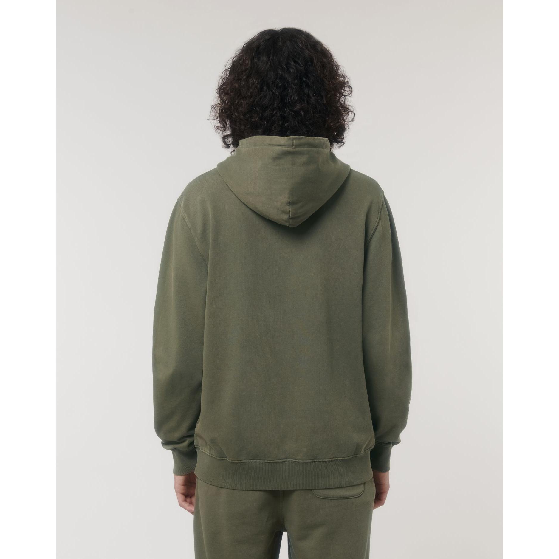 Hanorac cu glugă Unisex Archer Vintage G. Dyed Khaki 3XL