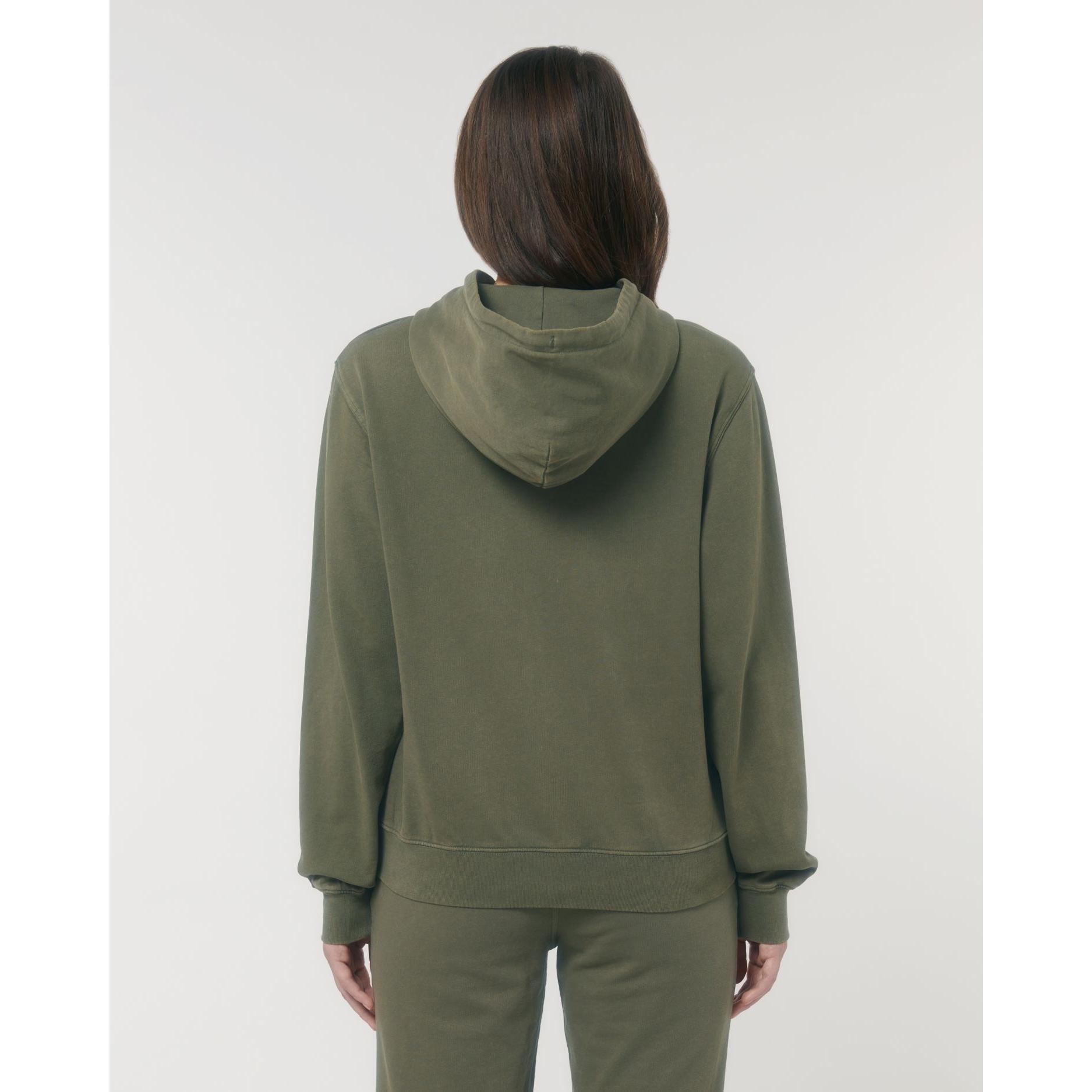 Hanorac cu glugă Unisex Archer Vintage G. Dyed Khaki 3XL
