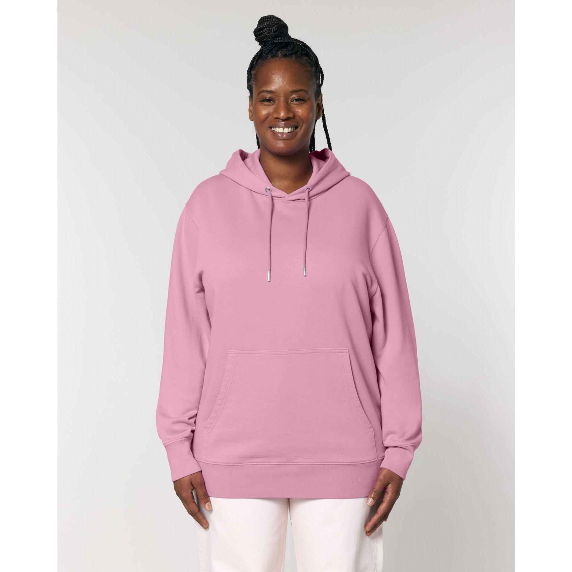 Hanorac cu glugă Unisex Archer Vintage G. Dyed Bubble Pink 2XS