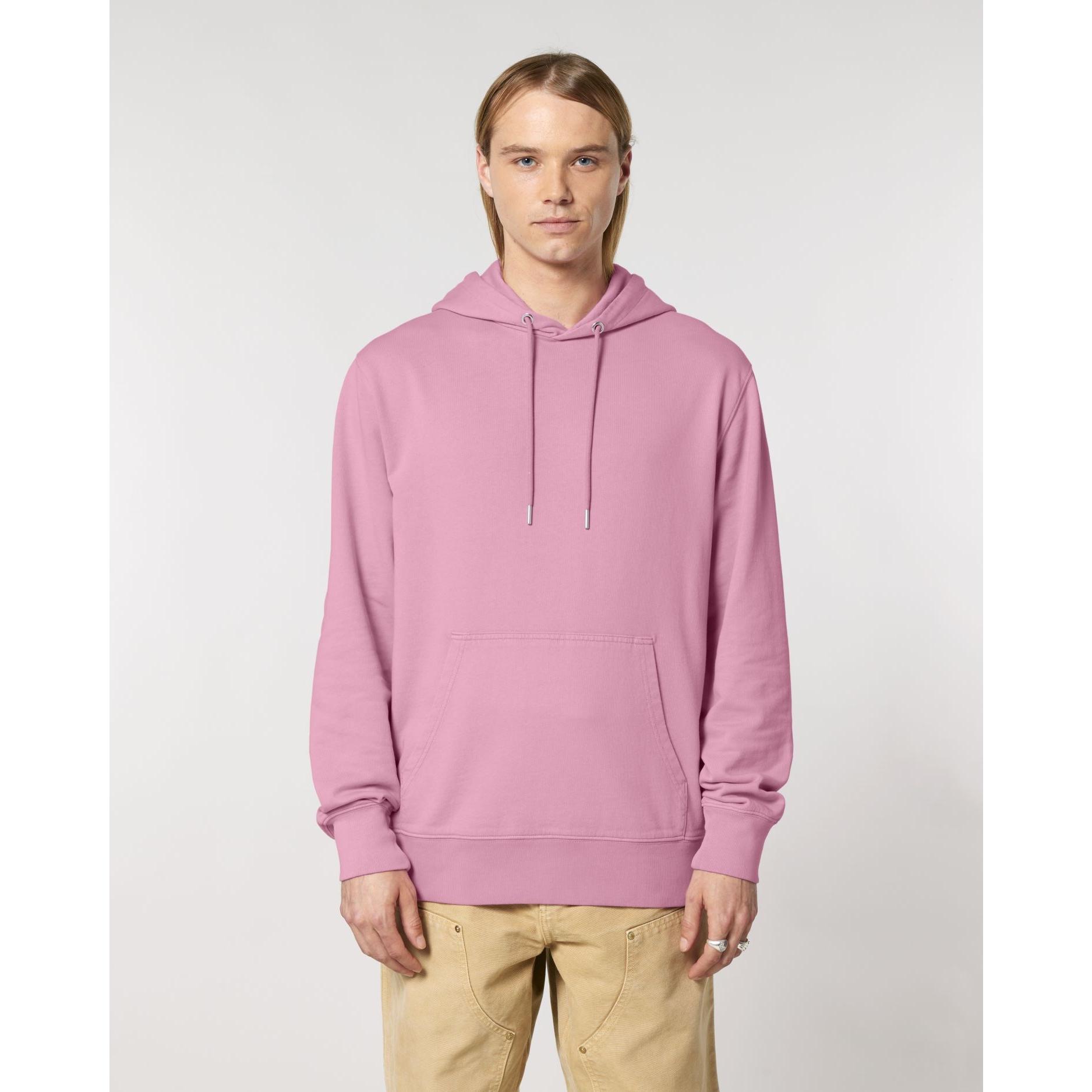 Hanorac cu glugă Unisex Archer Vintage G. Dyed Bubble Pink 2XS