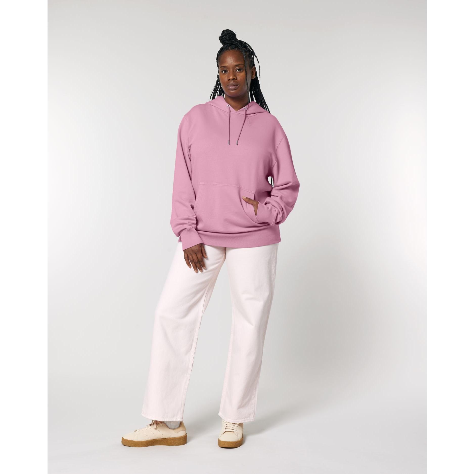 Hanorac cu glugă Unisex Archer Vintage G. Dyed Bubble Pink 2XS