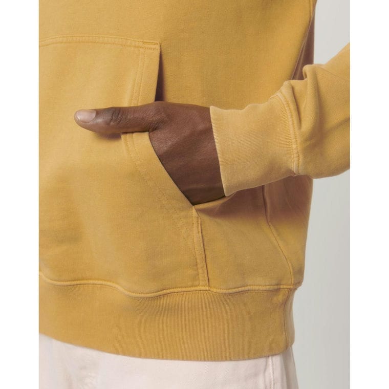 Hanorac cu glugă Unisex Archer Vintage G. Dyed Gold Ochre XXL