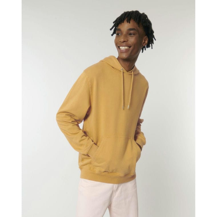 Hanorac cu glugă Unisex Archer Vintage G. Dyed Gold Ochre XXL