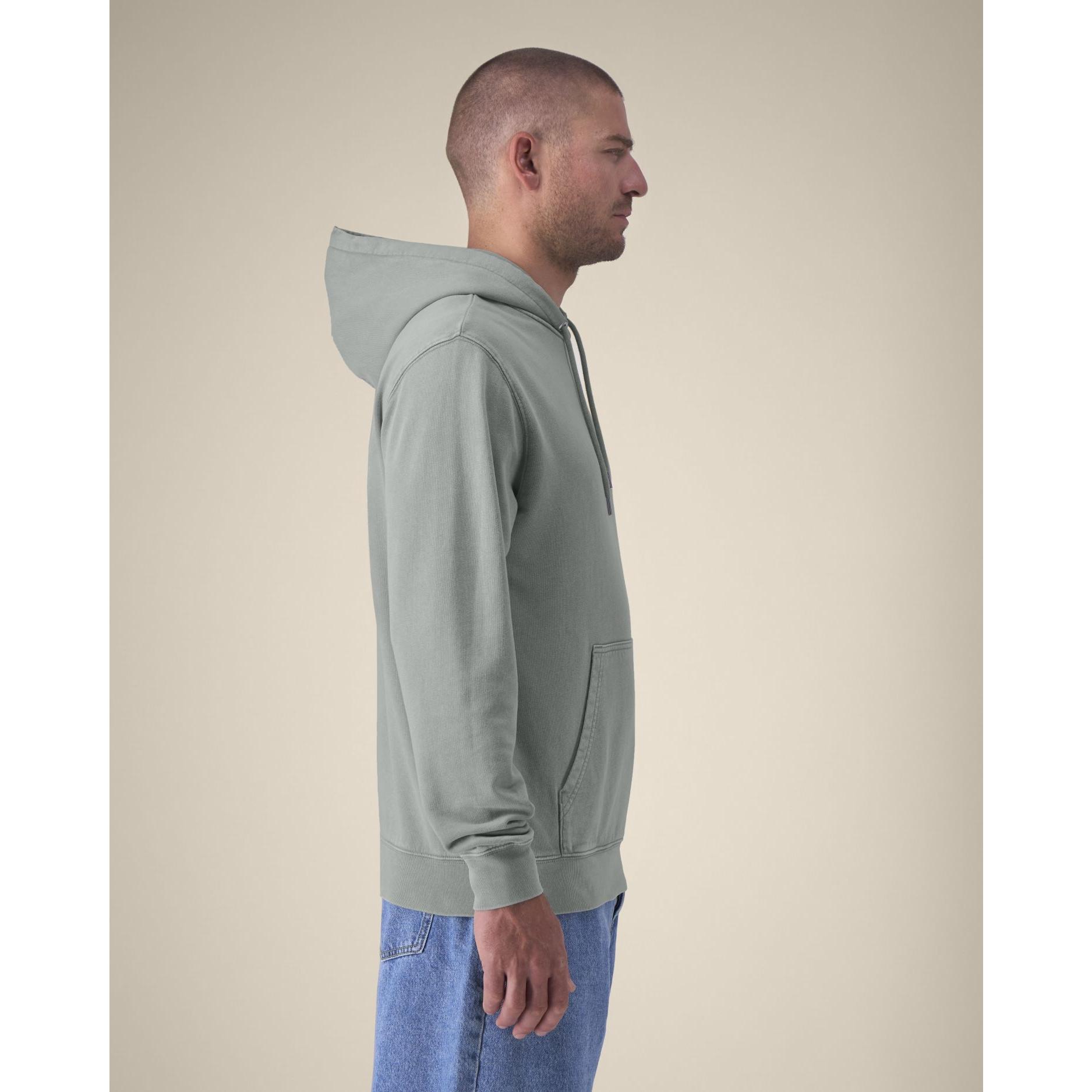 Hanorac cu glugă Unisex Archer Vintage G. Dyed Misty Grey 3XL