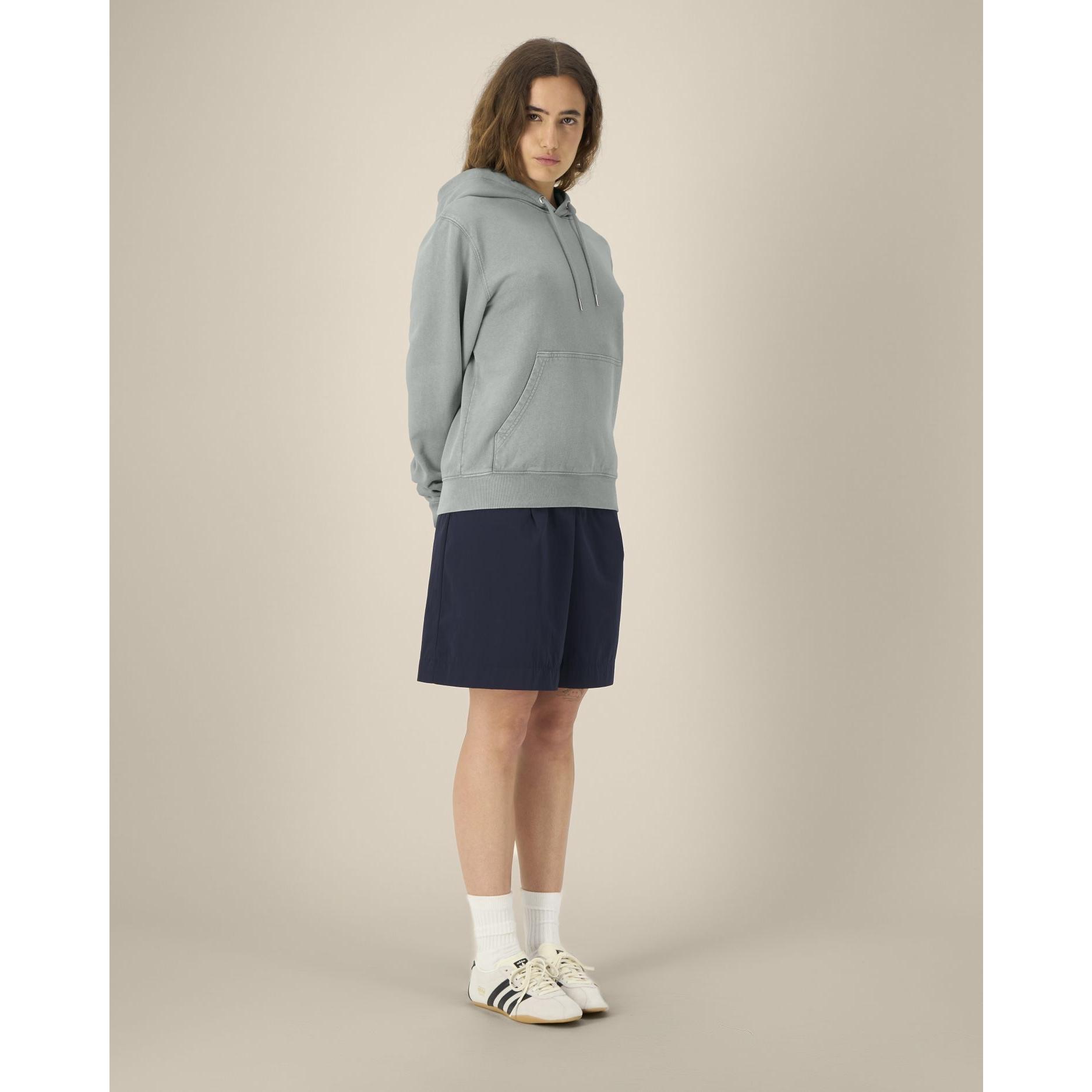 Hanorac cu glugă Unisex Archer Vintage G. Dyed Misty Grey 3XL