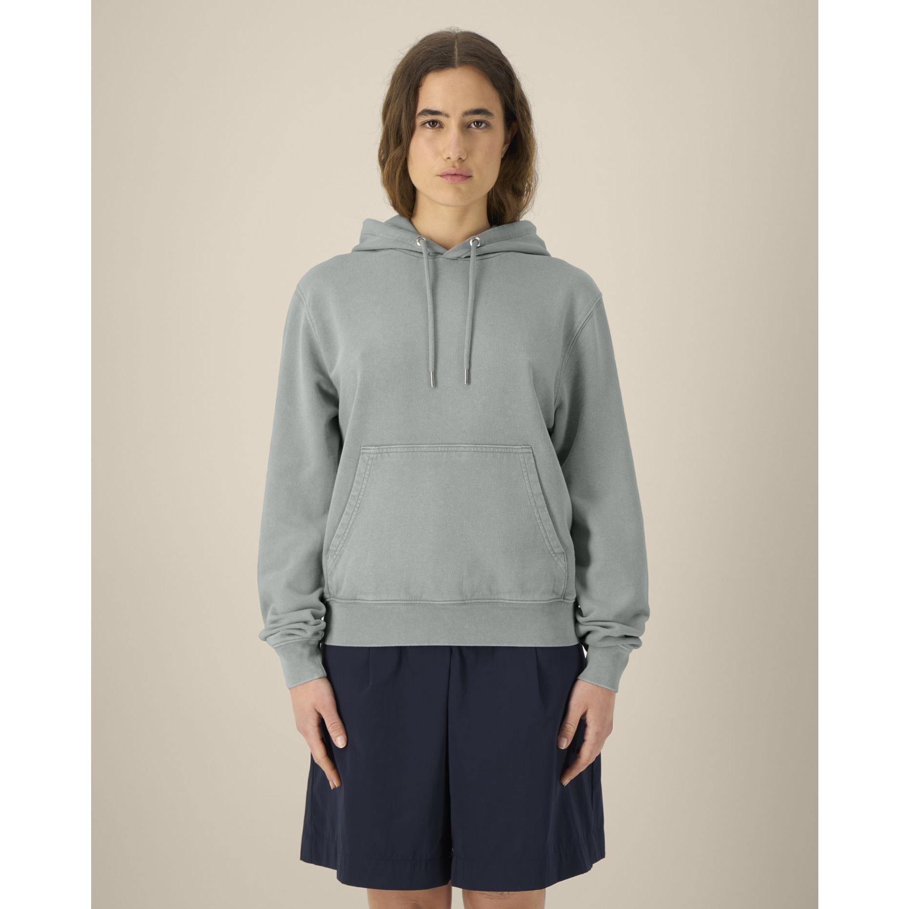 Hanorac cu glugă Unisex Archer Vintage G. Dyed Misty Grey 3XL