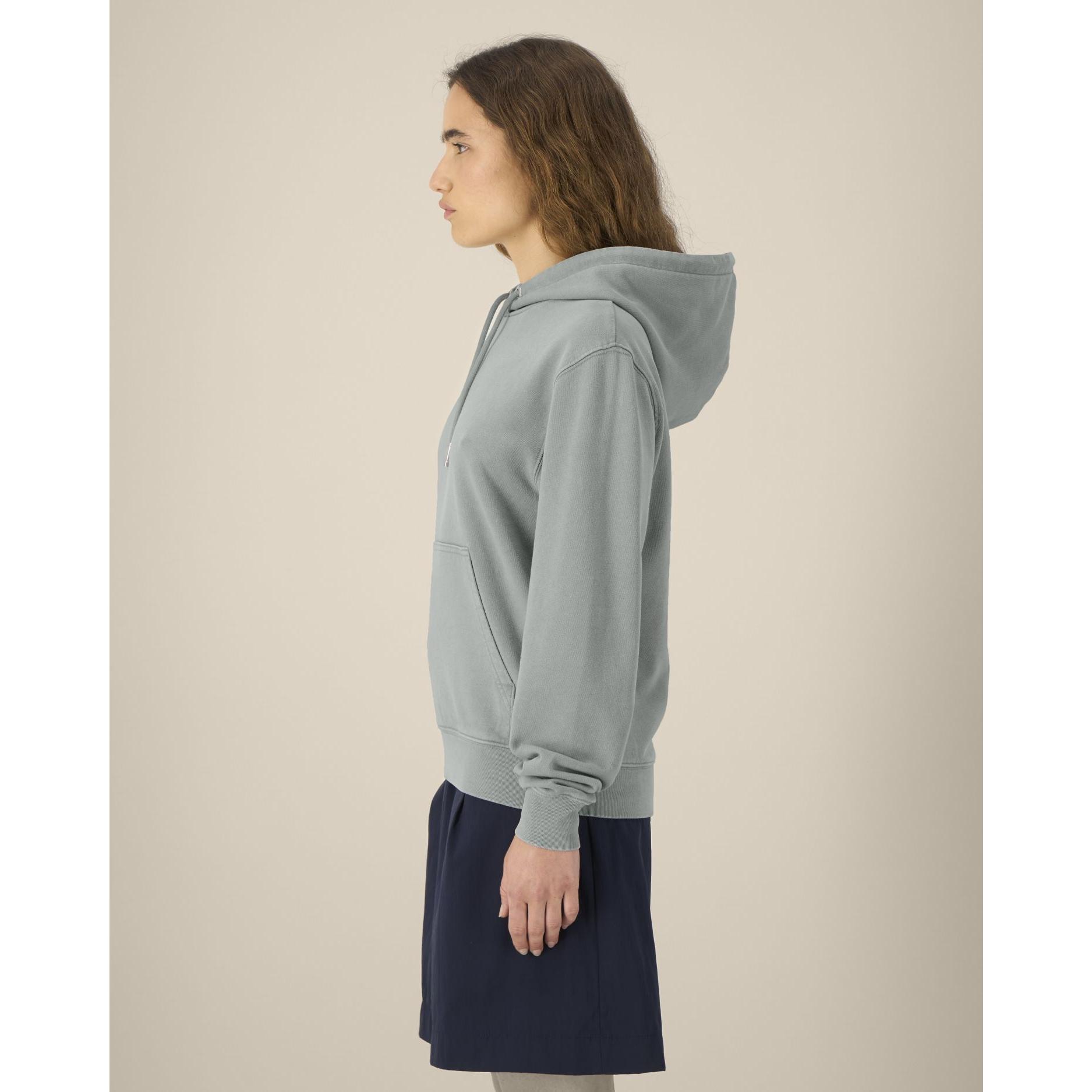 Hanorac cu glugă Unisex Archer Vintage G. Dyed Misty Grey 3XL
