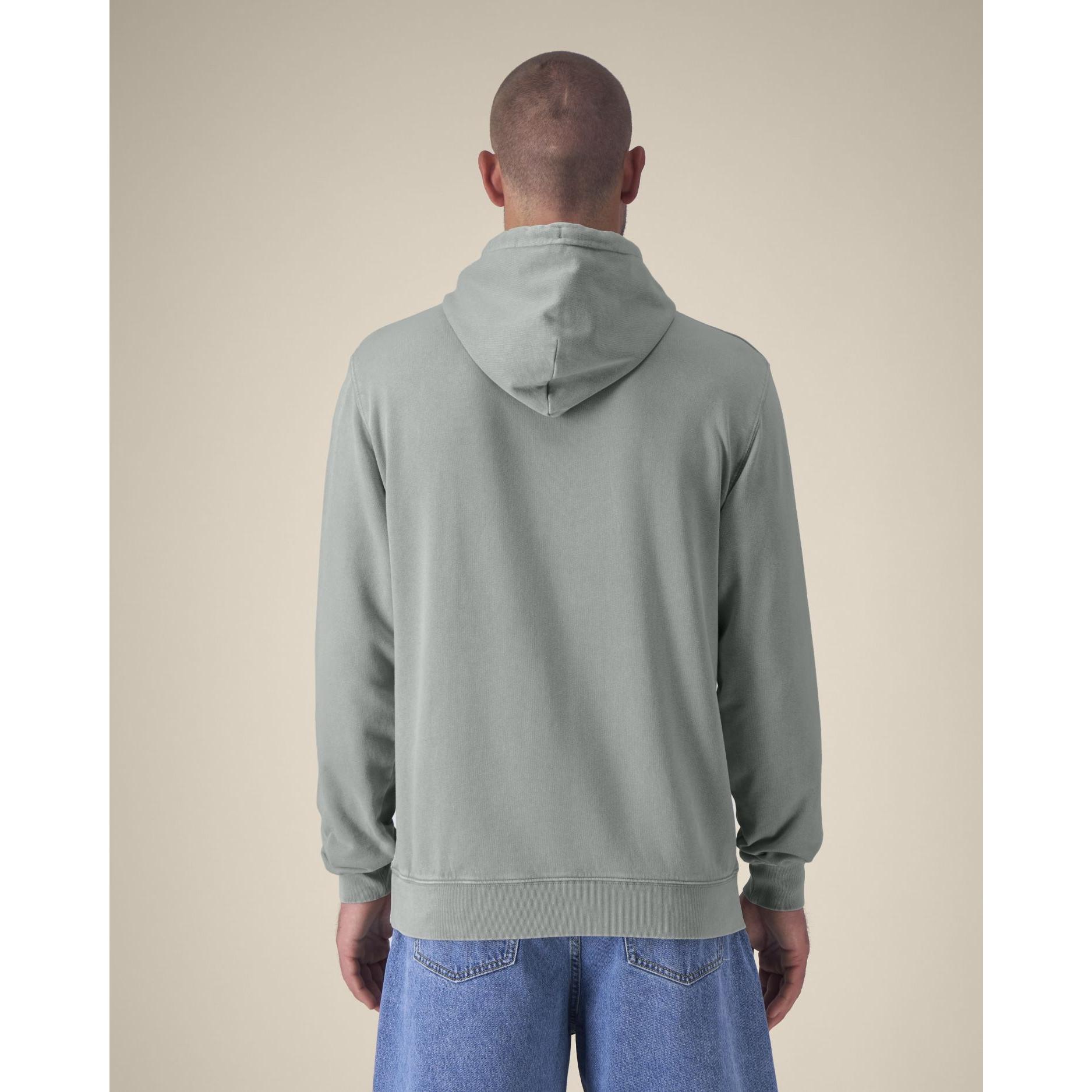 Hanorac cu glugă Unisex Archer Vintage G. Dyed Misty Grey 3XL