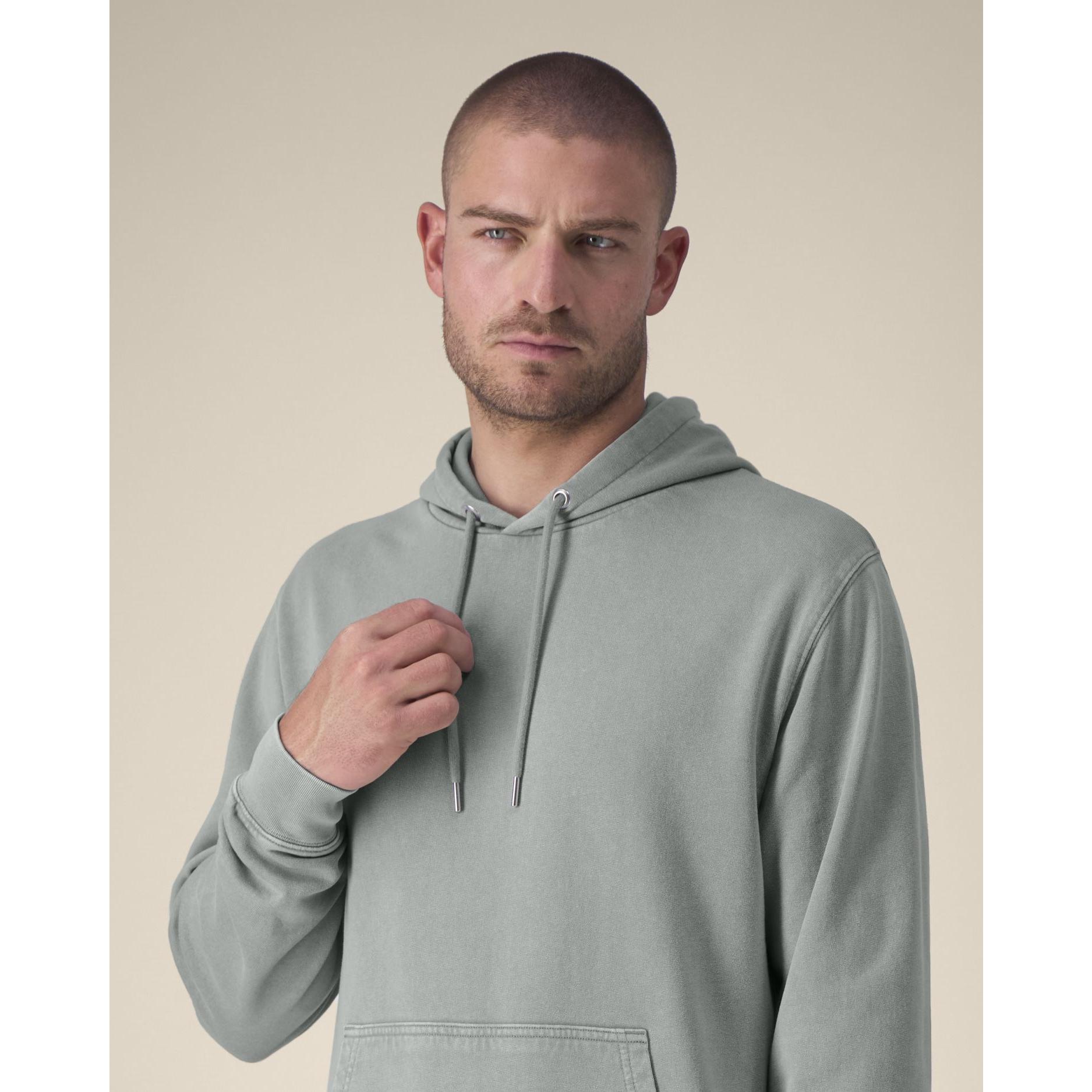 Hanorac cu glugă Unisex Archer Vintage G. Dyed Misty Grey 3XL