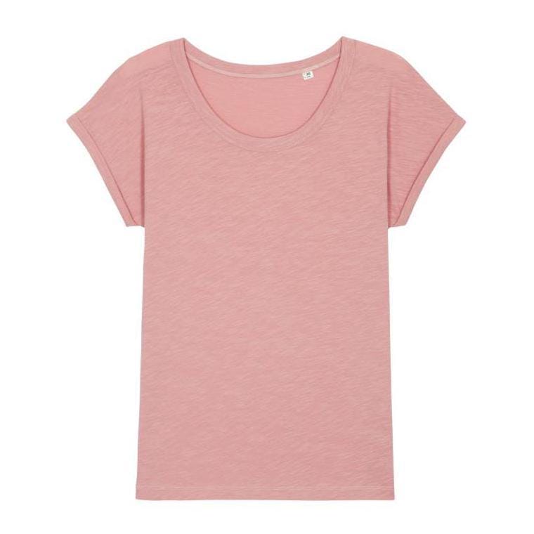 Tricou pentru femei Stella Rounder Slub Canyon Pink XL