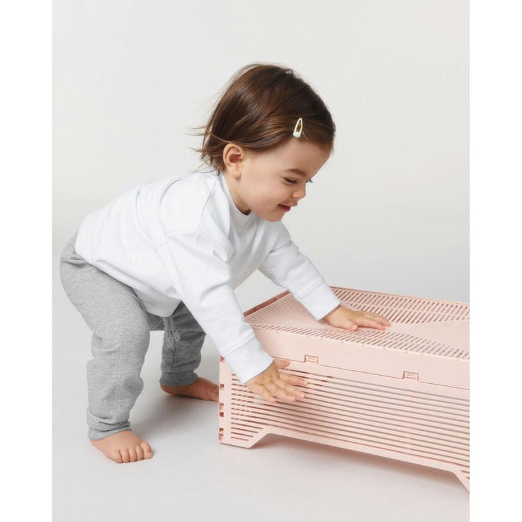 Bluză cu guler rotund pentru Bebeluși Baby Changer White 12 - 18 luni