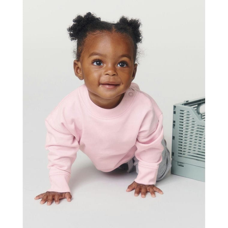 Bluză cu guler rotund pentru Bebeluși Baby Changer Cotton Pink 24 - 36 luni