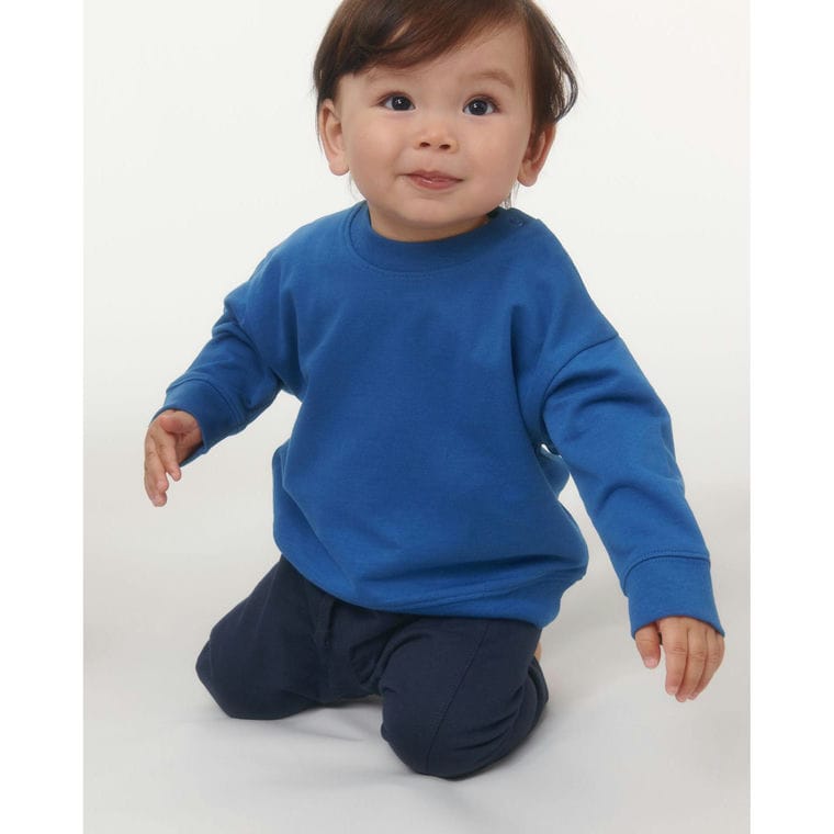 Bluză cu guler rotund pentru Bebeluși Baby Changer Majorelle Blue 12 - 18 luni